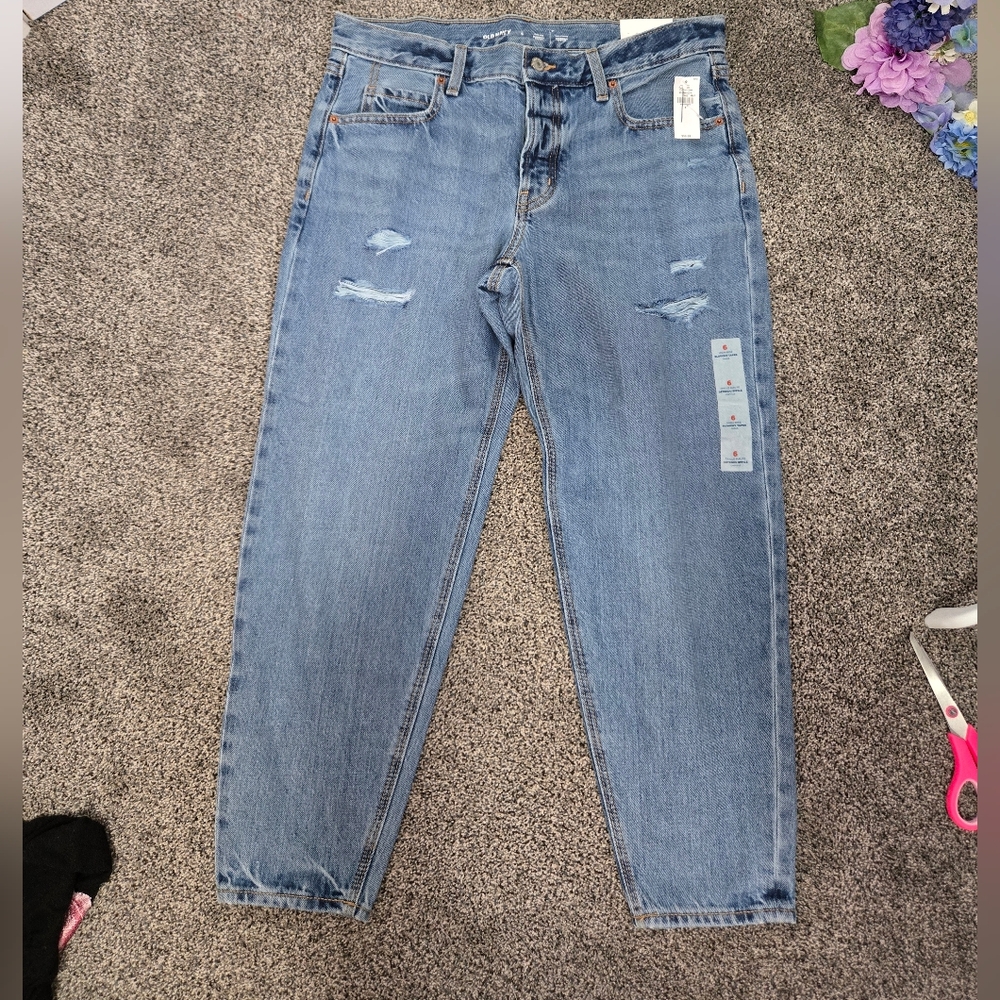 Old Navy Classic Blue Straight Leg Women's Jeans